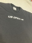 Usta Us Open Tennis Breathable Light T Shirt Mens Xl Black Polyester