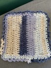 Handmade Set Of 4 Crochet Cotton Dish Cloths Or Wash Cloths 8 5x8 5 Inches  new 