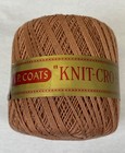 Vintage J   P Coats Knit Cro Sheen Star Boilfast Lot Of 5 Cotton Craft String