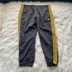      Adidas Originals Woven 3 Stripe Trackpants In Black