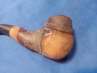 Vintage Real Briar Cherry Smoking Tobacco Pipe  Made In Switzerland Free Shipp