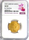 1791 Britain England George Iii Gold Guinea Coin 1g - Certified Ngc Au50 - Rare