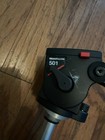Manfrotto 501 Pro Video Fluid Head And 3001n Camera Tripod Made In Italy