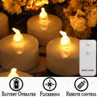 Flickering Tea Lights Votive Candles Led Candles Light Flameless  remote Control