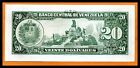 Venezuela Vf xf Note 20 Bolivares Bs June 1964 P-43d  banknote 