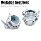 12pcs 1 2inch Clamp Type Cable Connectors For Metallic Conduit 1 2 Inch - 12pcs
