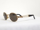 Vintage Nice Metal Bluebay By Safilo Sunglasses Rabat s  Oval Gold Frames 