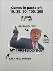 My Tariffs Did That It Anti-trump Inflation Stickers For Grocery Prices Gas Pump