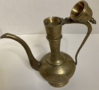 Vintage Islamic Dallah Coffee Pot Arabian Middle Eastern Arabic Brass 9    India