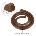 Flexible Trim 59 Inch Quarter Round Water Barrier Brown