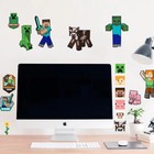 Minecraft Characters Peel   Stick Wall Decals Rmk5366scs Kids Game Room Stickers