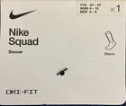 Nike Squad Ventilated Dri-fit Soccer Sleeve Socks Navy Blue Small medium