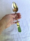 Antique R j b   Co  Coin Silver Spoon Monnogramed Handle Serving Size
