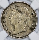 1895 British Honduras Silver 25 Cents Ngc Xf 45