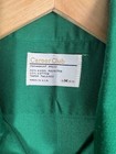 Vintage 70s Career Club Green Dress Shirt Mens 15 5 Made Usa Taper Tailored