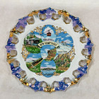 Vintage New Hampshire Souvenir Decorative Ceramic Wall Plate Mount Washington