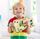Wooden Dinosaur Truck   10 Magnetic Train Set   Montessori Stem Toys For Kids 2-