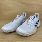 Adidas Barricade  white Pulse Blue  Mens Sz 11 Tennis Shoes