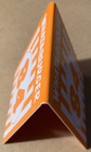 Whataburger Texas Restaurant Collectible Orange White 3  X 3 5   Table Tent  84