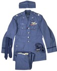 U s  Ww2 Air Force Officer Dress Uniform Set     Jacket Pants Overcoat Hat Belt   