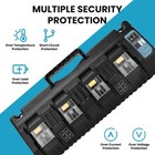 For Makita Dc18sf 14 4v-18v Lxt Lithium-ion Rapid 4-port Charger With Usb Ports