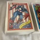 1990 Marvel Universe Series 1 Trading Cards Complete Base Set   1-162 Impel Nm m