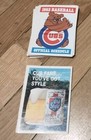 1983 Chicago Cubs Pocket Schedule Featuring Old Style Advertising 
