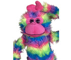 Petting Zoo Hanging Monkey Neon Rainbow Tie Dye Plush Toy 2015   24-36 In 