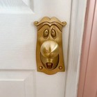 Alice In Wonderland Door Knob Working Prop Complete Set Both Sides Gold Key Door