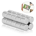 Super Strong N35 Round Disc Neodymium Mini Fridge Magnets Rare Earth 6 X 6mm