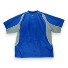 Nwt Mizuno Teamwear Batting Jersey Shirt Xxl Wind Water Protection Blue   Gray
