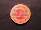 1959 Montgomery  New York Wooden Nickel Token - Montgomery  Ny Sesqui  Coin Red
