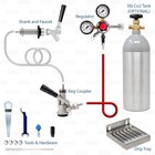 1 Tap Domestic Keg Beer Kegerator Conversion Kit Sankey D 5lb Aluminum Co2 Tank