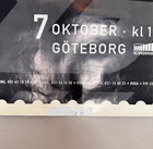 Bjork - Vintage 1995 Concert Poster 10 7 95 Goteborg Sweden 27 5 x39  Very Rare