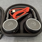 Jabra Evolve 75 Wireless Bluetooth Headset Hsc040w Case Dongle   Usb Tested