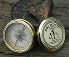 Compass Solid Brass Boy Scout Of America Pocket Handmade Gift Nautical With Case