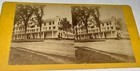 Rare Antique Victorian American Hotel Senter House Nh Landscape Stereoview Photo