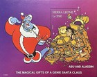 Sierra Leone Disney Aladdin Christmas Stamps 1996 Mnh Jasmine Magic Carpet 2