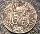 1819 Shilling Great Britain  925 Silver Coin Counterstamp Slight Dent