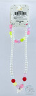 New Purple Polka Dot Unicorn Beaded Necklace   Bracelet Set Colorful Jewelry Kid