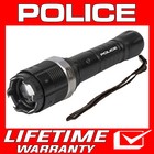 Police Stun Gun 8810 700 Bv Heavy Duty Metal Rechargeable Wit Zoom Flashlight
