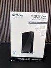 Netgear Ac1750  4 Port Gigabit Wireless Ac Cable Modem Router C6300-100nas