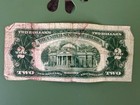 1928 Series F  2 Dollar Bill Legal Tender - Red Seal D48624993a