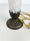 Vintage Pink   White Lily  Electric Accent Table Top Night Light Lamp 8    Tall