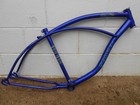 Schwinn Delmar 26  Cantilever Bicycle Frame Radiant Blue Beach Cruiser Bike