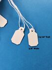 1000pcs White Sale Price Garment Tags Hang String Cloth Jewelry Label For Retail