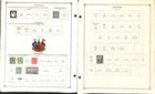 Sarawak Stamp Collection On 7 Scott International Pages  1871-1963