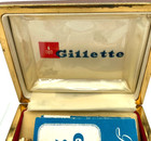 Gillette Diplomat Razor 1955 Tto Adjustable 24 Karat Gold W case   Instructions