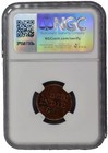 Recovered Krakatoa Hoard Cent Ngc Genuine  1839 Ne Indies  dutch Colonial 