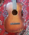 Vintage 1920 s Parlor Guitar V Shaped Neck Unmarked Repair Project